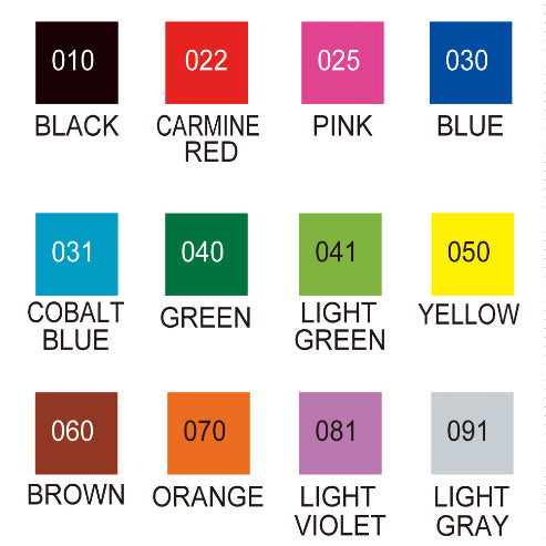 ZIG CLEAN COLOR Real Brush 12 colors set