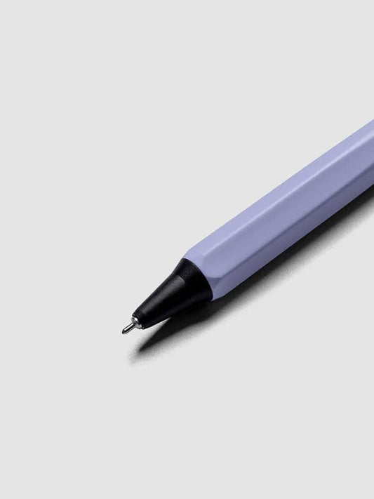 OHTO GS02 Dusty Blue Roller Gel Pen – Metal Design Aluminum Barrel | 0.5mm Fine Tip with Black Ink, Quick-Dry Ceramic Roller Ink | Refillable Pen for Office, Journaling, Writing | Made in Japan
