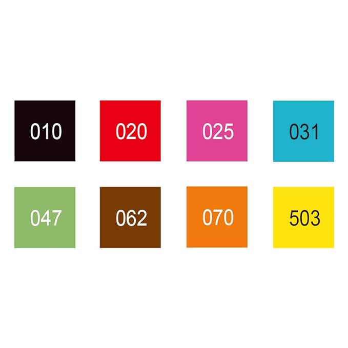 ZIG Kuretake Memory System Scroll & Brush 8 Colors Set Great for Professional Artists Hobbyists Art Students Art Teachers and Calligraphers Waterbased Pigment Made in Japan