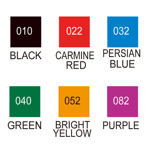 ZIG CLEAN COLOR Real Brush 6 colors set