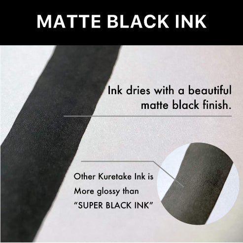 ZIG Cartoonist Special Black Ink 60ml | Water-Based Pigment Ink for Dip Pens and Brushes