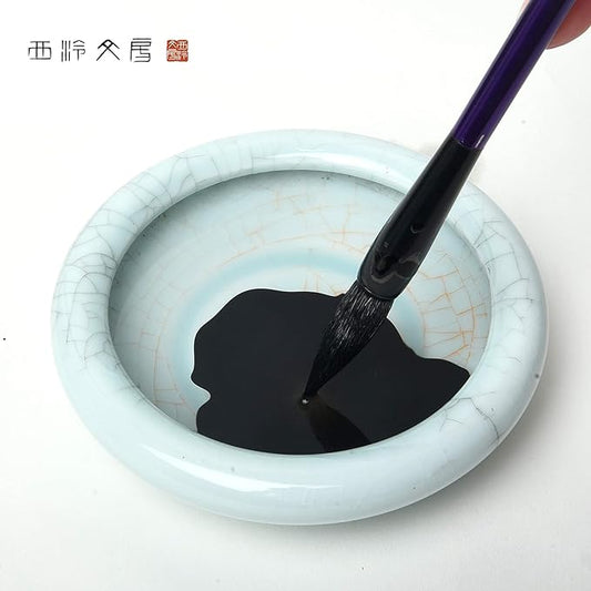 Zig Kuretake Sumi No Kaori for Sumi Ink Paiting Ink Blue Black 120g for Dip Pen Brush, Artist Japanese Traditional Calligraphy & Painting Professional Quality for Lettering Drawing Made in Japan