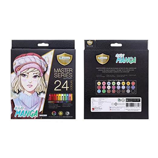 Master Art Wood Color, Long Stick, 24 Colors, Manga Series