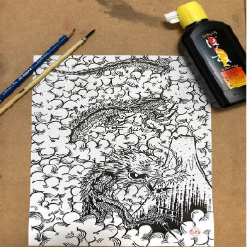 ZIG KURETAKE BOKUTEKI DRAWING INK 180 ML