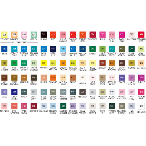 ZIG CLEAN COLOR Real Brush TOTAL 90 COLORS