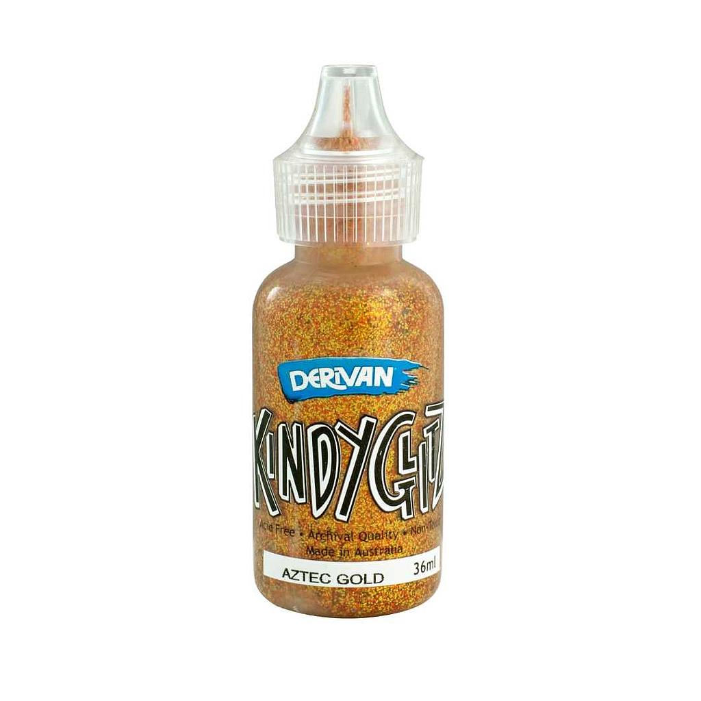 Derivan Kindy Glitz Aztec Gold - Glitter Glue