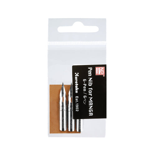 ZIG CARTOONIST Pen Nib for MANGA G-Pen (3 pcs./set)