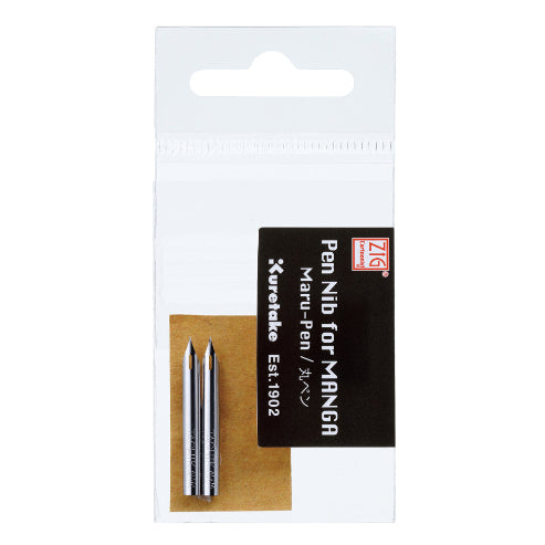 ZIG CARTOONIST Pen Nib for MANGA Maru-Pen (2 pcs./set)