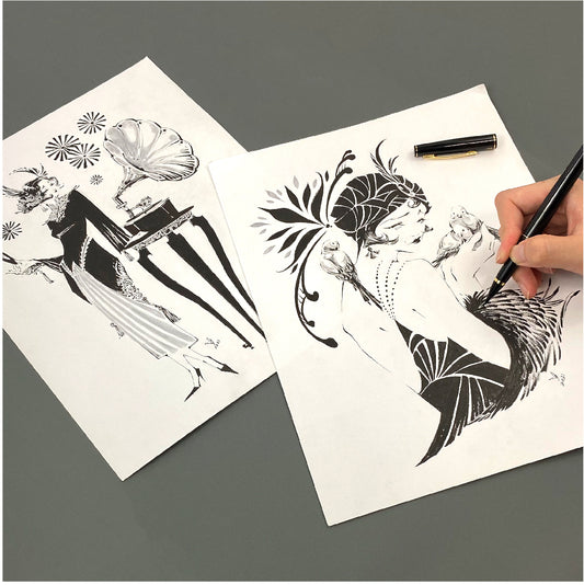 ZIG KURETAKE INKTOBER MANNEN MOUHITSU NO.13