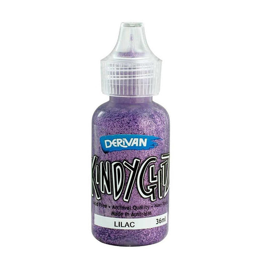 Derivan Kindy Glitz Lilac - Glitter Glue