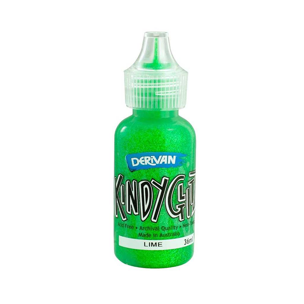 Derivan Kindy Glitz Lime - Glitter Glue
