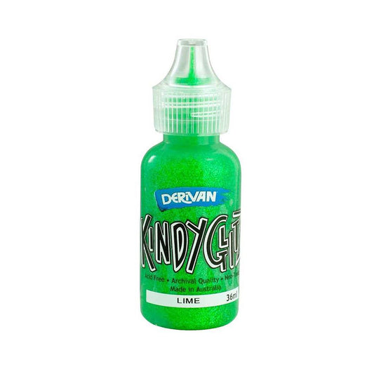 Derivan Kindy Glitz Lime - Glitter Glue