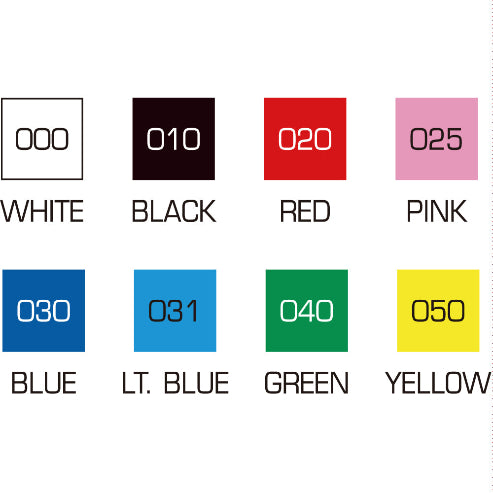 ZIG POSTERMAN Broad 8 colors set