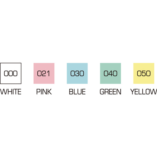 ZIG POSTERMAN DRY-WIPE M 5 colors set