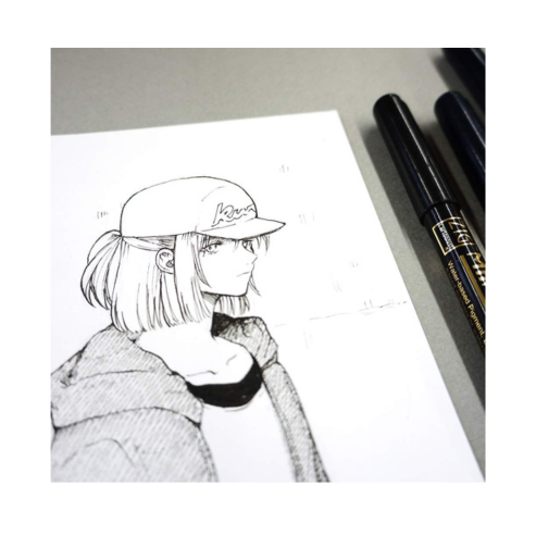 Zig CARTOONIST Special MANGAKA Set Black Pigment Ink (CNM-005,03,05) Micron Liner Pens for Manga Artwork, Illustration, Lettering, Graphic Designers, Paper Crafters and much more. Made in Japan