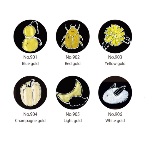 ZIG KURETAKE GANSAI TAMBI Starry Colors 6 colors set