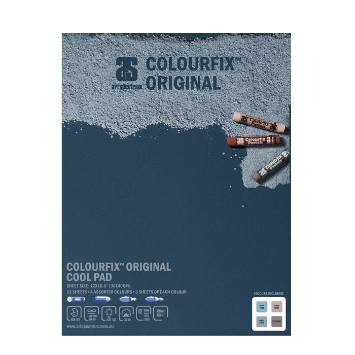 Art Spectrum Colourfix Pad 24 x 30cm Original Cool