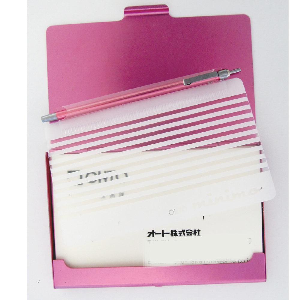 OHTO MINIMO Retractable Ballpoint Pen Extremely Thin (Blue Body colors Ink Black 0.5mm) Professional quality NBP-505MN For Student & Professional For Writing Signature