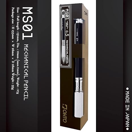 Ohto Mechanical Pencil 0.5mm MS01-SP5-BK