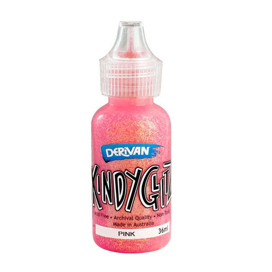 Derivan Kindy Glitz Pink - Glitter Glue