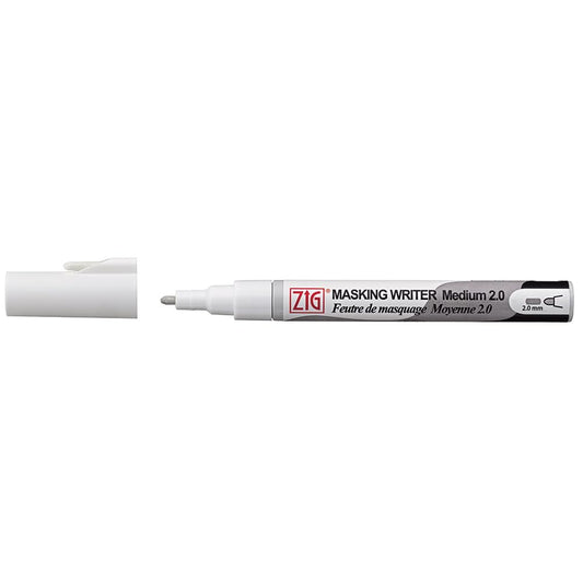 Zig MASKING WRITER MEDIUM Professional-Quality, for Artists, Beginners, kids, Non-Toxic, For illustration, watercolor and calligraphy Made in Japan