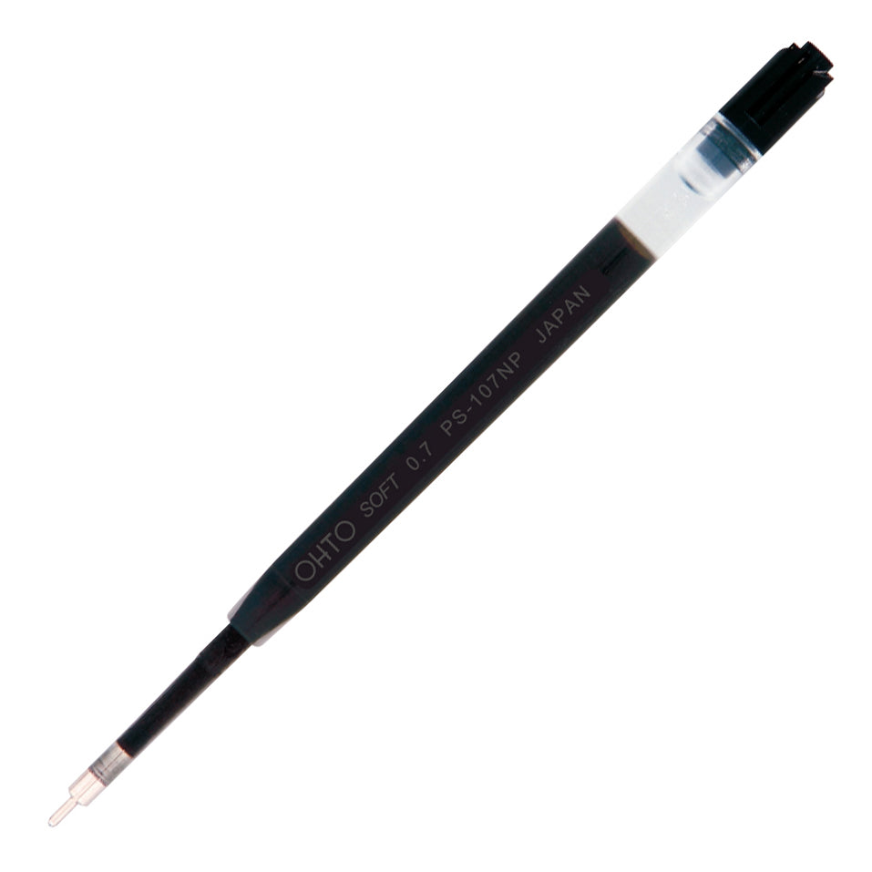 OHTO PS-107NP Needle-Point Ballpoint Pen Refill -0.7 mm (Black)