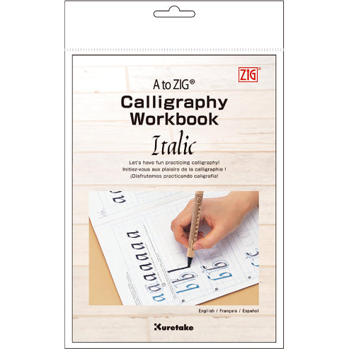 A to ZIG Calligraphy Workbook Italic
