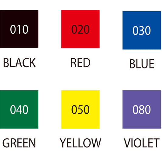 ZIG FABRICOLOR TWIN 6 colors set