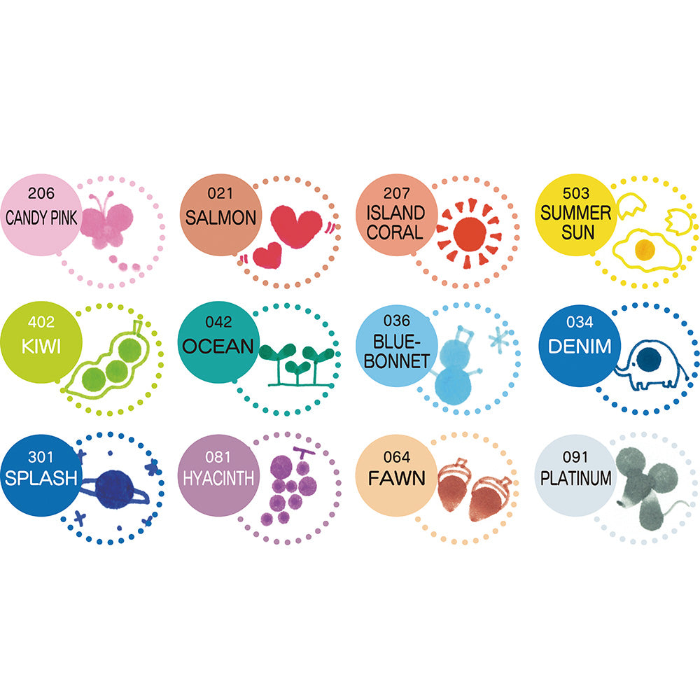 ZIG CLEAN COLOR DOT 12 COLOR SET