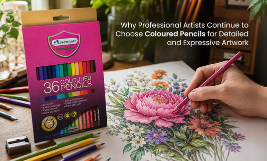 Why Professional Artists Continue to Choose Coloured Pencils for Detailed and Expressive Artwork