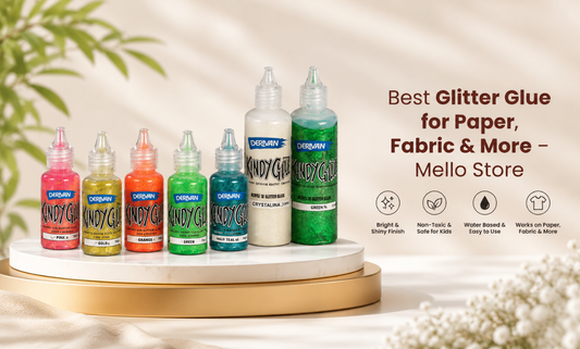 Best Glitter Glue for Paper, Fabric & More | Mello Store