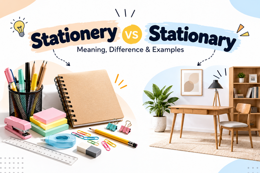 Stationery Vs Stationary Meaning