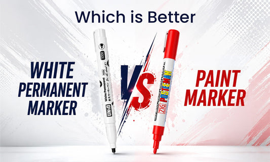 White Marker Permanent vs Paint Marker