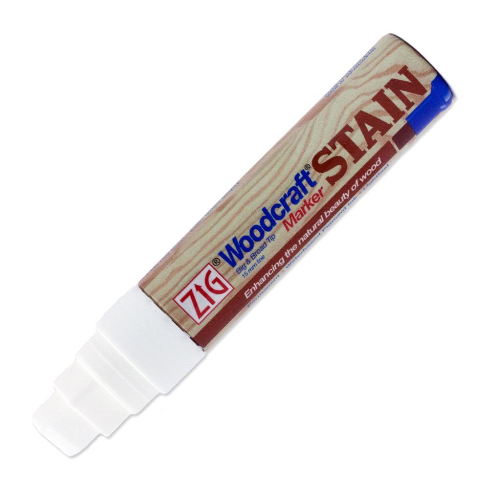 ZIG Woodcraft Stain Marker Pen – Wood Repair & Touch Up Marker for Furniture, Doors & Cabinets, Broad Tip, Natural Finish