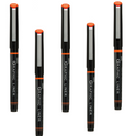 OHTO JAPAN Graphic Liner Needle Point Rollerball Drawing Pen [5 assorted Point].