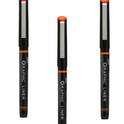 OHTO JAPAN Graphic Liner Needle Point Rollerball Drawing Pen [005-03-10] Pack Of 3.