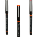 OHTO JAPAN Graphic Liner Needle Point Rollerball Drawing Pen [01-03-05] Pack Of 3.