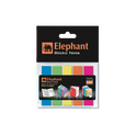 Elephant Sticky Note  Marker Flim Index Page Marker 5 Colours Mini Text Highlighter Strips Flim Index Tab Rectangle Flags Fluorescent Sticky Note for Marking,Office & Household and much more. MADE IN THAILAND