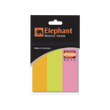 Elephant Sticky Note Marker STD NEON 3 Colours Mini Text Highlighter Strips Tab Rectangle Flags Fluorescent Sticky Note for Marking,Office & Household and much more. MADE IN THAILAND