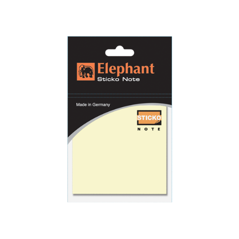 Elephant Sticky Note STD 2X3 Neon Lemon Yellow Color, Self -Stick Note ...