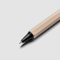 OHTO GS02 Light Amber Roller Gel Pen – Metal Design Aluminum Barrel | 0.5mm Fine Tip with Black Ink, Quick-Dry Ceramic Roller Ink | Refillable Pen for Office, Journaling, Writing | Made in Japan