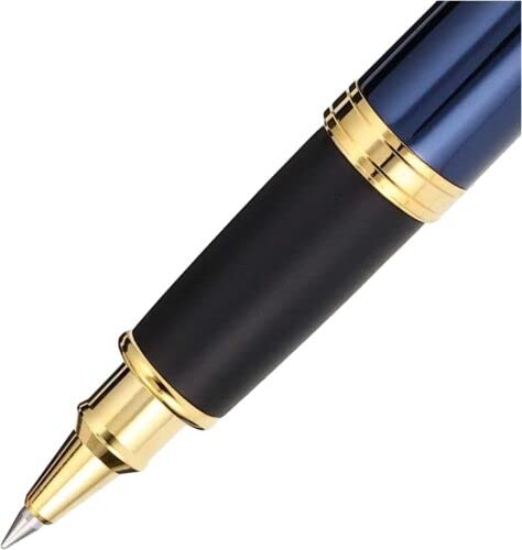 OHTO CELSUS Ceramic Roller Pen Water Ball Pen CB-15C-Bl (Black Body & Blue Refill 0.7 mm for Signature, Writing, Lettering Pens Beautiful Box Packing Professional quality, Made in Japan