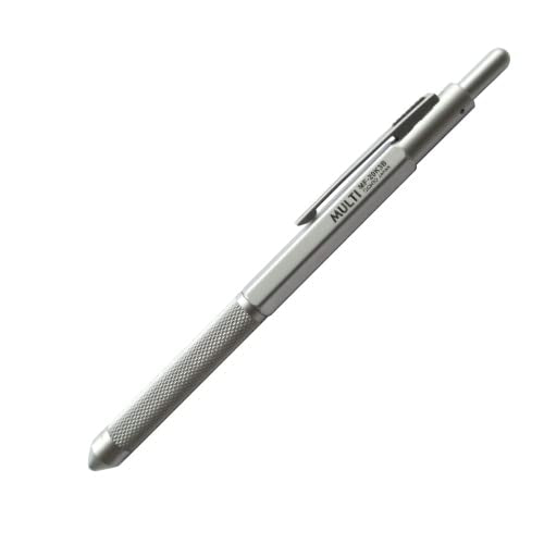 Ohto 3-in-1 2 Color 0.7 mm Ballpoint Multi Pen + 0.5 mm Pencil, Hexagon Barrel, Chrome Body (MF-20K3B-CR)Ohto 3-in-1 2 Color 0.7 mm Ballpoint Multi Pen + 0.5 mm Pencil, Hexagon Barrel, Chrome Body (MF-20K3B-CR)