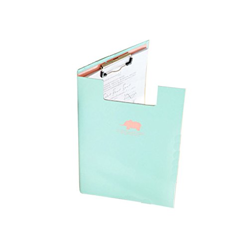ELEPHANT CLIP FOLDER A4 SIZE (GREEN)