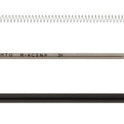 OHTO TL01 0.5mm Needle Point Ballpoint Pen, Navy Aluminum Body | Pocket-Size Ultra Compact Metal Pen, Refillable Soft Black Ink for Notes, Signtaure & Everyday Carry | Made in Japan
