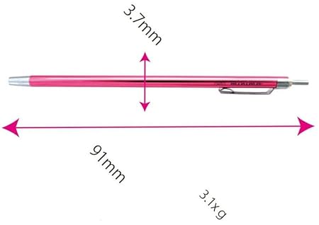 OHTO MINIMO 0.5mm Pocket-Size Ultra Compact Ballpoint Pen (Silver Body Ink Black 0.5mm) – Elegant Metal Design, Refillable Ink, Smooth Writing for Notes & Signatures. Made in Japan