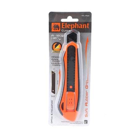 Elephant Premium Brand Cutter R-1802 Stainless Steel Blade Cutter, use in office & household and much more. AP-Certified MADE IN THAILAND