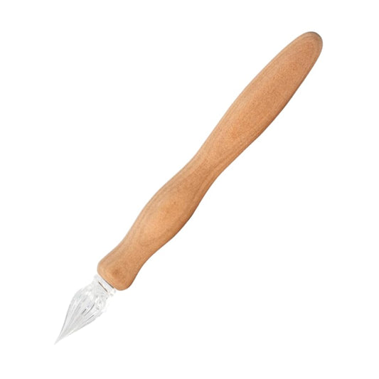 Kuretake All New Wooden Glass Pen Cherry Blossoms Fine Tip Ideal for Calligraphy Illustration, Lettering, Drawing, Writing, outlining for Beginners & Professional. Country of origin Japan