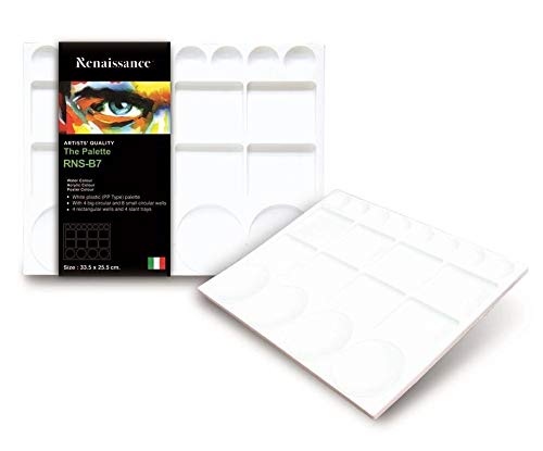 Renaissance Watercolor Mixing Palette # B7 33.5X25.5 cm.
