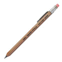 OHTO Mechanical Wooden mini sharp pencil with eraser and clip Lead: 0.5mm APS-350-Netural Color Body Recommended Uses For Product Drawing Sketching Graphic Outlining Writing & Much More Made in Japan